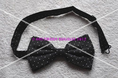 Bow Tie - White Spots - Click Image to Close